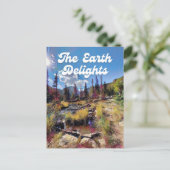 コロラドロッキーマウンテンクリーク葉書 ポストカード (スタンド正面)