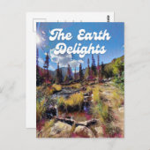 コロラドロッキーマウンテンクリーク葉書 ポストカード (正面/裏面)