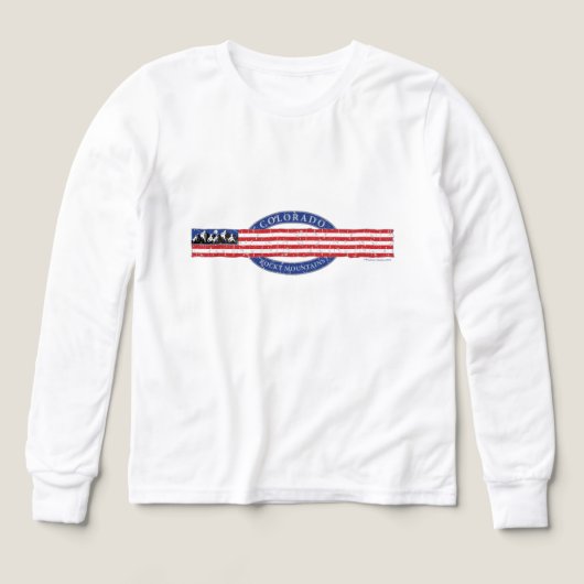 コロラドロッキーマウンテンスカイライン国旗 (デザイン正面)