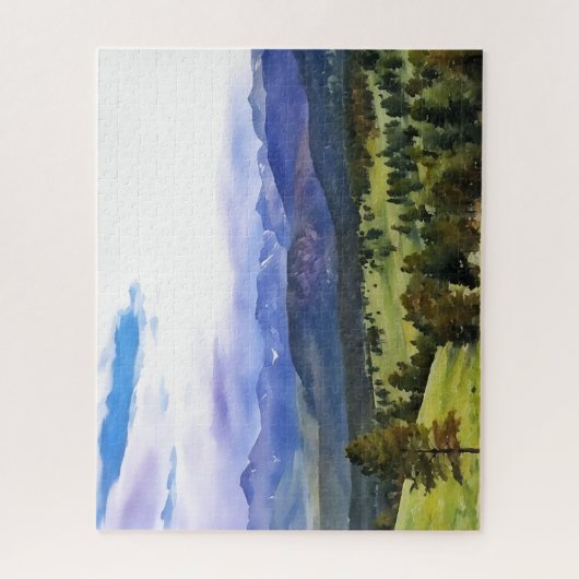 コロラドロッキーマウンテンズメドーアートパズル ジグソーパズル (縦)