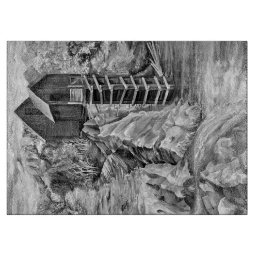 コロラドロッキーマウンテンズリバークリスタルミル カッティングボード (正面)