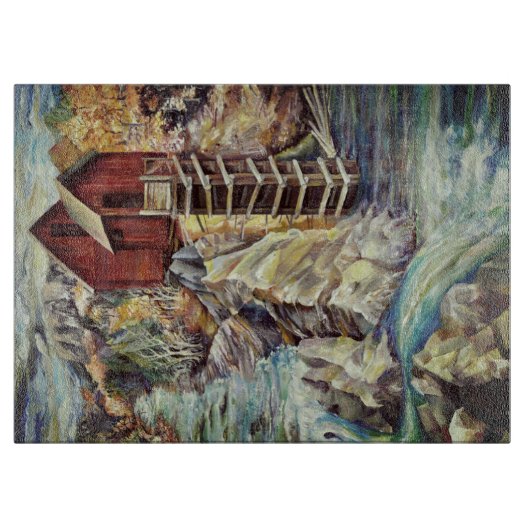 コロラドロッキーマウンテンズリバークリスタルミル カッティングボード (正面)