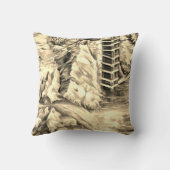 コロラドロッキーマウンテンズリバークリスタルミル クッション (裏面)