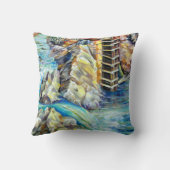 コロラドロッキーマウンテンズリバークリスタルミル クッション (裏面)