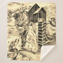 コロラドロッキーマウンテンズリバークリスタルミル シェルパブランケット