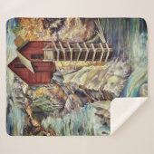 コロラドロッキーマウンテンズリバークリスタルミル シェルパブランケット (正面(横))