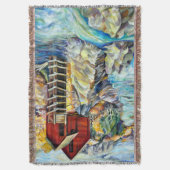 コロラドロッキーマウンテンズリバークリスタルミル スローブランケット (正面縦)