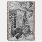 コロラドロッキーマウンテンズリバークリスタルミル スローブランケット (正面縦)