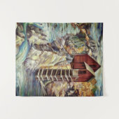 コロラドロッキーマウンテンズリバークリスタルミル タペストリー (正面(横))