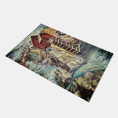 コロラドロッキーマウンテンズリバークリスタルミル ドアマット (アングル)