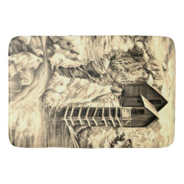 コロラドロッキーマウンテンズリバークリスタルミル バスマット