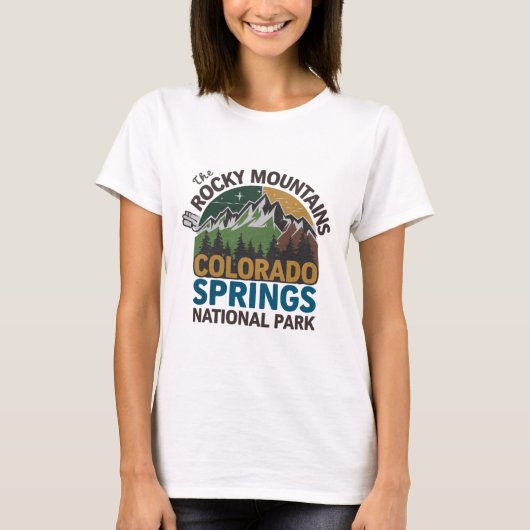 コロラドロッキーマウンテンズ国立公園 Tシャツ (正面)