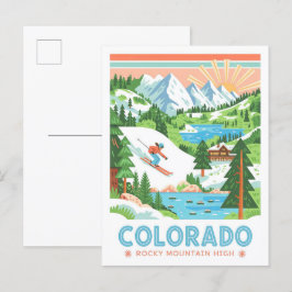 コロラドロッキーマウンテンハイサマートラベル ポストカード