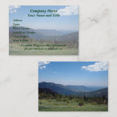 コロラドロッキーマウンテンパノラマ 名刺 (正面/裏面)