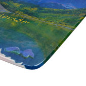 コロラドロッキー山脈と湖 カッティングボード (角)