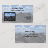 コロラドロッキー山脈ムーンスケープ 名刺 (正面/裏面)