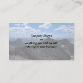 コロラドロッキー山脈ムーンスケープ 名刺 (裏面)