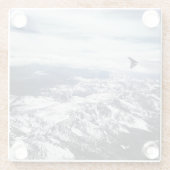 コロラドロッキー山脈 ガラスコースター (裏面)