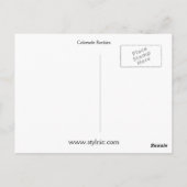 コロラドロッキー ポストカード (裏面)