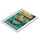 コロラドロックアイランドラインヴィンテージ旅行ポスター ノートブック (左側)