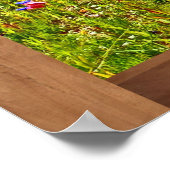 コロラドワイルドフラワーマウンテンビューポスタープリント ポスター (角)