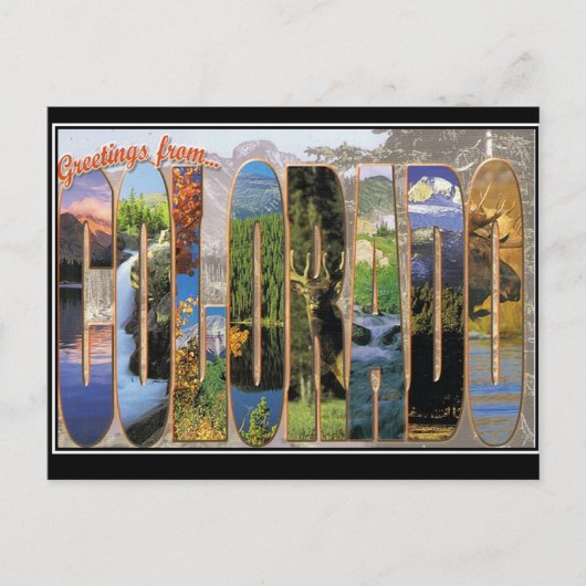 コロラドヴィンテージはがき ポストカード (正面)