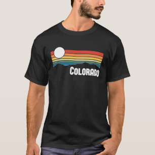 コロラドヴィンテージサンセット80sレトロサマー州USA Tシャツ
