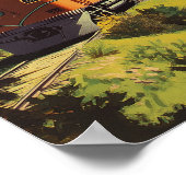 コロラドヴィンテージトラベルアート ポスター (角)