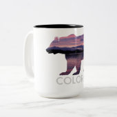 コロラド先住民ベア |日の入 |大マグカップ ツートーンマグカップ (正面左)
