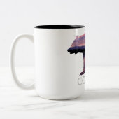 コロラド先住民ベア |日の入 |大マグカップ ツートーンマグカップ (左)