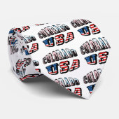 コロラド写真と米国文字 ネクタイ (ロール)