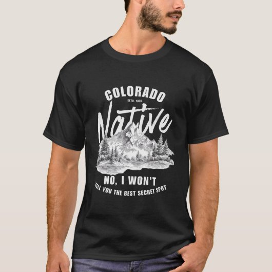 コロラド出身 Tシャツ (正面)