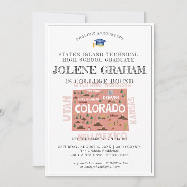 コロラド大学進学お祝いパーティー (正面)