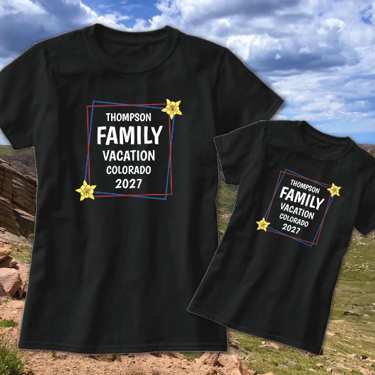 コロラド家族旅行2027年マッチングリユニオン Tシャツ