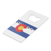 コロラド山脈 クレジットカード栓抜き (正面アングル)