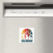 コロラド山脈 レトロ マグネット (インサイチュ (食洗機))