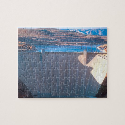 コロラド川にあるグレン·キャニオン·ダム ジグソーパズル (横)