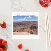 コロラド川のデッドホースポイントのナプキンス スタンダードカクテルナプキン (インサイチュ)