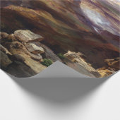 コロラド川のトーマス・モラン・グランドキャニオン ラッピングペーパー (角)