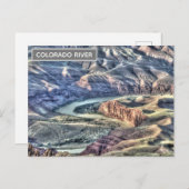 コロラド川の旅行写真 ポストカード (正面/裏面)