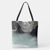 コロラド川花崗岩クリフスグリーン淡い色のトートバッグ トートバッグ (裏面)