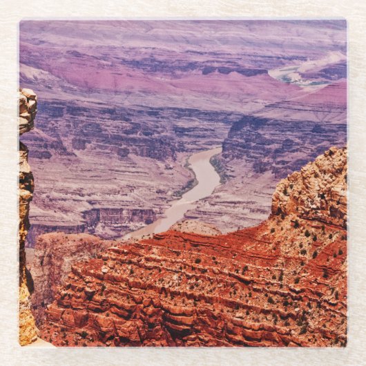 コロラド川 ガラスコースター (正面)