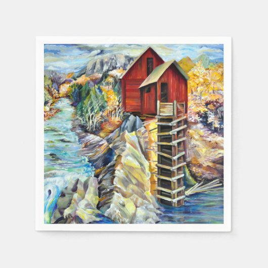 コロラド川 スタンダードカクテルナプキン (正面)