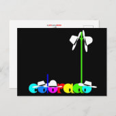 コロラド州おみやげ ポストカード (正面/裏面)