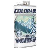 コロラド州からスノーボード フラスク (右)