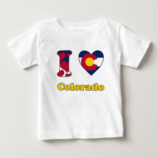 コロラド州が大好き ベビーTシャツ (正面)