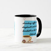 コロラド州での野球、コーヒー、ドーナツ マグカップ (正面右)