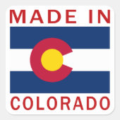 コロラド州で作られる スクエアシール (正面)