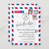 コロラド州とケープコッド航空便が日程を保存 案内ポストカード (正面/裏面)