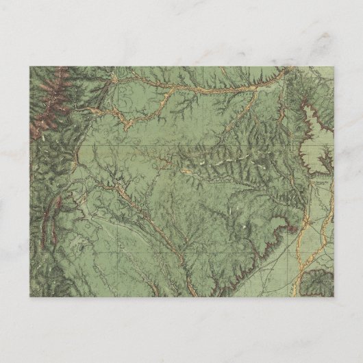 コロラド州とニューメキシコ州の経済的特徴 ポストカード (正面)